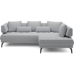 Ecksofa Giotto Stoff Blau Hellblau