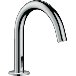 hansgrohe AXOR Uno Elektronik-Waschtischmischer, Ausladung 147mm, 38010000, Farbe: Chrom