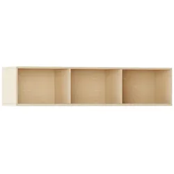 Bücherregal INTEGRO mit Regalen, niedrig, Buche