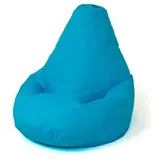 go gift Sitzsack, Blau, Oxford-Stoff, reißfest, 105 x 80 cm