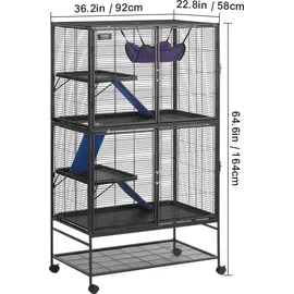 Vevor Kleintierkäfig 164 x 60 x 150 cm Metall