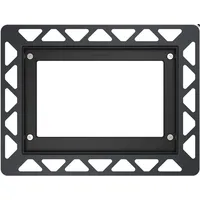TECE Einbaurahmen für flächenbündige Montage, Schwarz