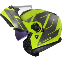 LS2 Strobe II Code Grau/Neon-Gelb S