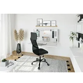 Hammerbacher Wandschreibtisch VWO12 Weiß