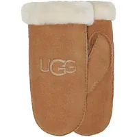 UGG Australia UGG Lederhandschuhe »W Shearling UGG Embroider Mitten braun