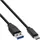 InLine USB-C auf USB-A 2 m Schwarz