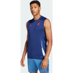 Frankreich Sleeveless Trainingstrikot dunkelblau S