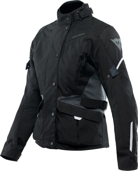 Dainese Tempest 3 D-Dry, veste textile imperméable pour femmes - Noir/Noir/Gris Foncé - 42