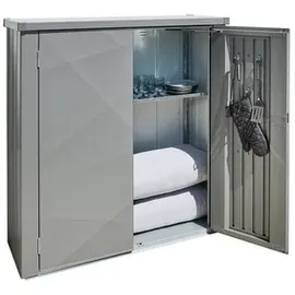 Biohort Terrassenschrank Romeo 132 x 57 x 140 cm grau