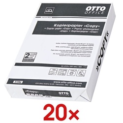 OTTO Office Budget 20x Kopierpapier »COPY« weiß