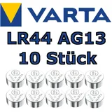 Varta 80400046100 V13GA Knopfzelle LR44 AG13 13GA V76PX SR44 Industrieware (10er Set)
