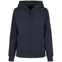 Build Your Brand Basic Reißverschlusspullover Navy M