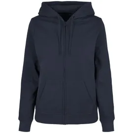 Build Your Brand Basic Reißverschlusspullover Navy M