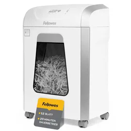 Fellowes FS-12C Aktenvernichter für sicheres Schreddern von Dokumenten