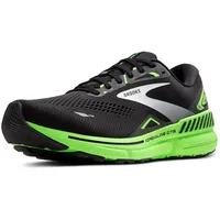 Brooks Herren Adrenaline GTS 23 Sneaker, Schwarz/Grün/Weiß, 46.5 EU