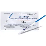 One+Step ultraempfindlicher Schwangerschaftstest - Frühschwangerschaftstest 10 miu/ml 5 St Teststreifen