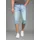 Bruno Banani Jeansbermudas BRUNO BANANI "Hutch-Bermuda", Herren, Gr. 40, Länge 32, blau (light blau), Denim/Jeans, Obermaterial: 98% Baumwolle, 2% Elasthan, unifarben, straight fit kniebedeckend, Jeans, Straight-Fit, normale Leibhöhe, aus elastischem Denim-Material