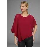 LAURA SCOTT Chiffonbluse rot 48