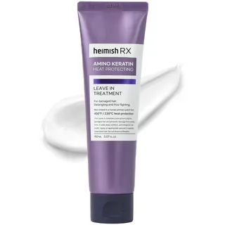 HEIMISH RX Amino Keratin Hitzeschutz Leave-In Treatment – Hitzeschutzcreme, Leave-In Styling-Haarcreme für Geschädigtes Haar, Stärkend, Frizz-Kontrolle, 150 ml (5,07 fl. oz)