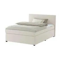 Möbel Kraft Boxspringbett 147 x 104 cm H3 Creme