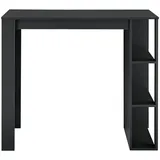 [en.casa] Bartisch Danderyd 120 x 60 x 106 cm Schwarz