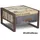 MASSIVMOEBEL24.DE Couchtisch Mango Beige 60 x 60 x 40 cm