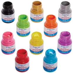 Glitzer Mini Maltöpfe (pro Set 10) Farben