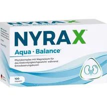 Heilpflanzenwohl NYRAX Aqua Balance während Entwässerungs-Kuren