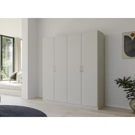 Rauch Drehtürenschrank Quadra Spin 181 x 210 x 54 cm Grau