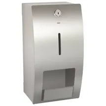 kwc aquarotter gmbh KWC Wc-doppelrollenhalter, STRATOS, Edelstahl, AP, 156x305x141 mm,
