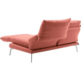 Schöner Wohnen 2,5-Sitzer "Spin, Multifunktionssofa, bequem und hochwertig verarbeitet", rosa (flamingo), B:248cm H:85cm T:225cm, 100% Polyester, SCHÖNER WOHNEN-KOLLEKTION, Sofas, Drehsitz-Funktion, USB-Anschluss, Armlehnfunktion, Rückenverstellung