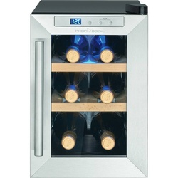 ProfiCook Getränkekühlschrank PC-WK 1231, 39.5 cm hoch, 24.6 cm breit, Weinkühlschrank für 6 Flaschen schwarz