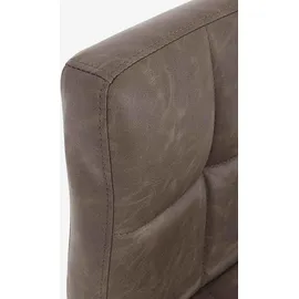 BIZZOTTO Barhocker Greyson 2er-Set aus Kunstleder, höhenverstellbar, klassisch, Braun, gepolstert