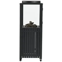 GMD Living XXL Gartenkamin, Feuerstelle SEVILLA in Farbe Schwarz