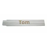Heka Zollstock Tom 2 m, weiß