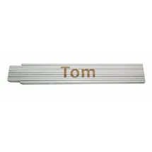 Heka Zollstock Tom 2 m, weiß
