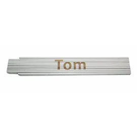 Heka Zollstock Tom 2 m, weiß