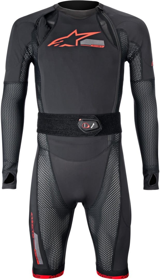 Alpinestars Tech-Air 10 Race System Airbag Anzug, schwarz-rot, Größe S für Männer