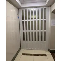 ENHEN Falttür Faltbare Ziehharmonikatür Aus PVC mit Griff, Sichtschutz-Schiebetür Als Raumteiler für Küche, Scheune, Schrank, Flur, Plissee-Ziehharmonika-Tor-Set(47x80in (119.5x203cm))