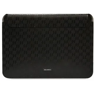 Karl Lagerfeld Sleeve KLCS14SAKLHPK 14" czarny/black Saffiano Plaque (14"), Notebooktasche, Schwarz