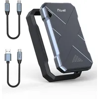 Fikwot FP90 Externe SSD 1TB – Portable Festplatte bis zu 2050MB/s, USB 3.2 Gen2x2, Stoßfest (IP68), Kompatibel mit Smart-TV, Kameras, iPhone 15, Mac und mehr