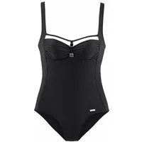 LASCANA Badeanzug Damen schwarz Gr.46 Cup E