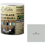 Contura Bootslack Farbig SEIDENMATT Yacht- Buntlack Metall Holz GFK Holzlack Boot Farblos (Grau - RAL 7035 Analog, 2,5 Liter)