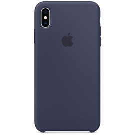 Apple iPhone XS Max Silikon Case mitternachtsblau