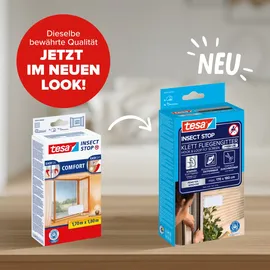 Tesa Fliegengitter Insect Stop Comfort 170 x 180 cm Weiß
