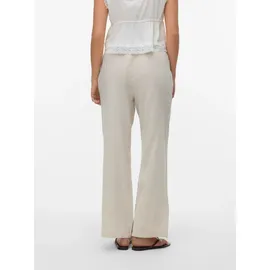 Vero Moda VMCAIA MW WIDE PANT WVN NOOS Schlupfhose Beige L