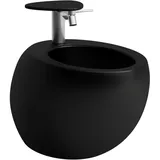 Laufen IlbagnoAlessi Wand-Bidet-Kombination, schwarz matt