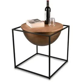 Mirrors and More Beistelltisch Celli Aus Metall Und Holz, Höhe 55cm