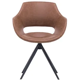 KAWOLA Zaja Microfaser drehbar vintage cognac