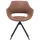 KAWOLA Zaja Microfaser drehbar vintage cognac